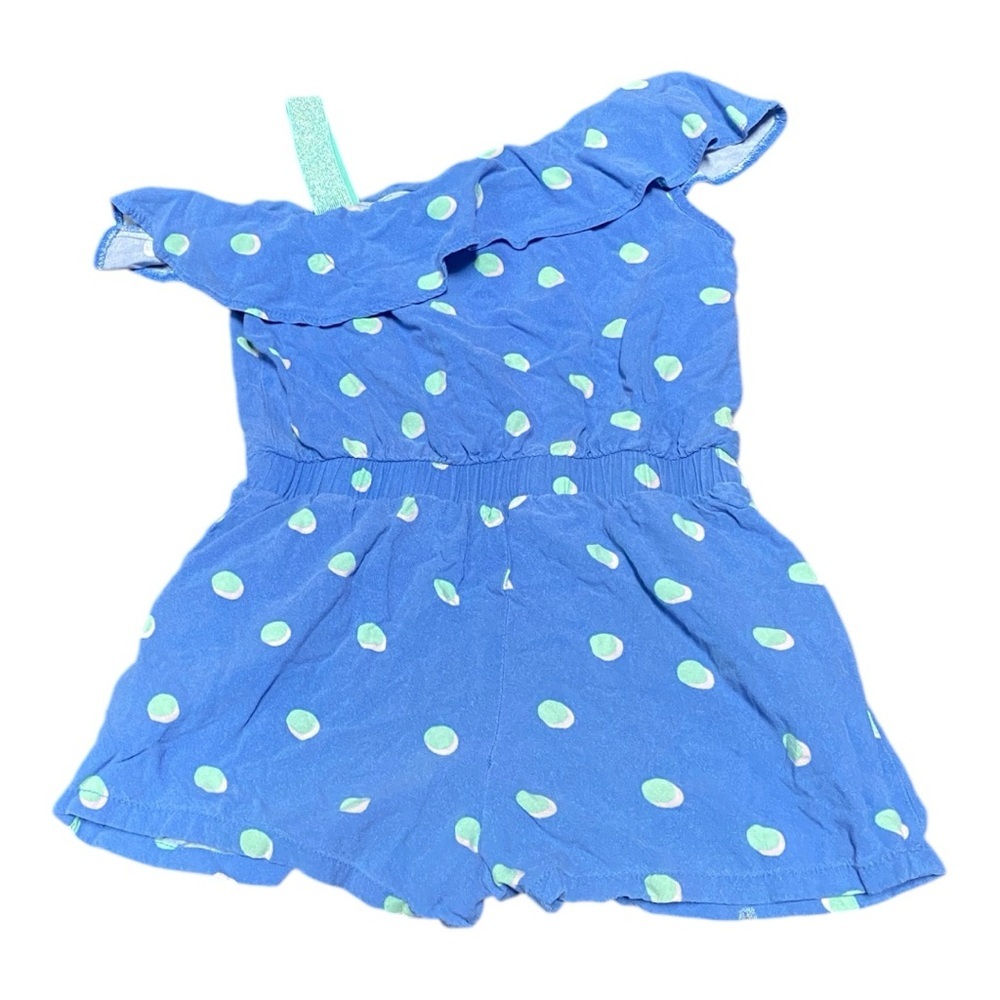 Cat & Jack Blue Polka Dot One Piece